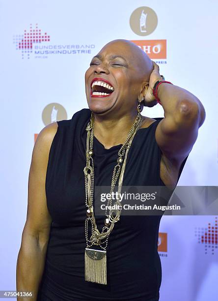 Dee Dee Bridgewater attends the Echo Jazz 2015 at the dockyard of Blohm+Voss on May 28, 2015 in Hamburg, Germany.