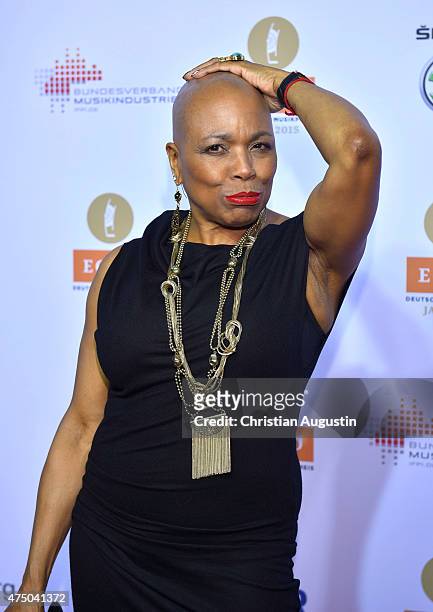 Dee Dee Bridgewater attends the Echo Jazz 2015 at the dockyard of Blohm+Voss on May 28, 2015 in Hamburg, Germany.