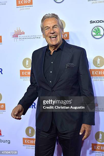Pepe Lienhard attends the Echo Jazz 2015 at the dockyard of Blohm+Voss on May 28, 2015 in Hamburg, Germany.