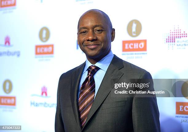 Branford Marsalis attends the Echo Jazz 2015 at the dockyard of Blohm+Voss on May 28, 2015 in Hamburg, Germany.