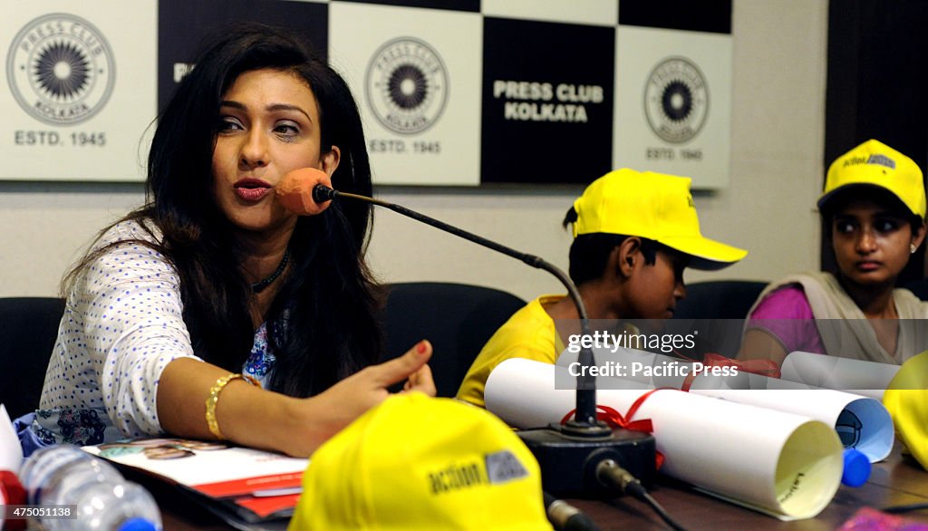 Bollywood Actress Rituparna Sengupta during the launching of...