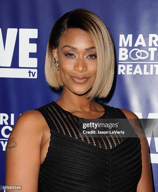 Tami Roman attends WE tv's "Marriage Bootcamp Reality Stars'" premiere party at HYDE Sunset: Kitchen + Cocktails on May 28, 2015 in West Hollywood,...