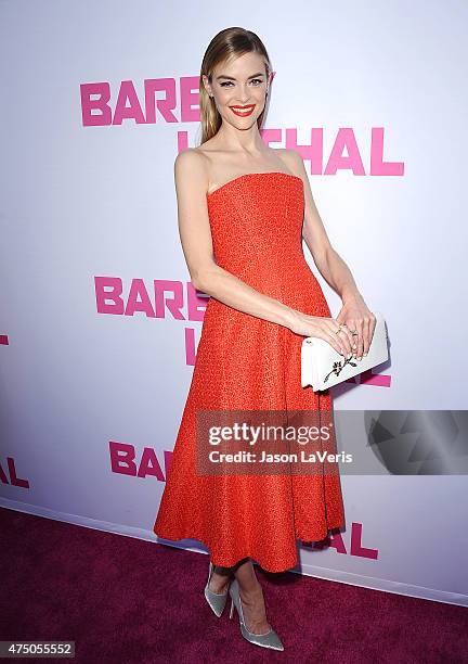 Actress Jaime King attends the premiere of "Barely Lethal" at ArcLight Hollywood on May 27, 2015 in Hollywood, California.