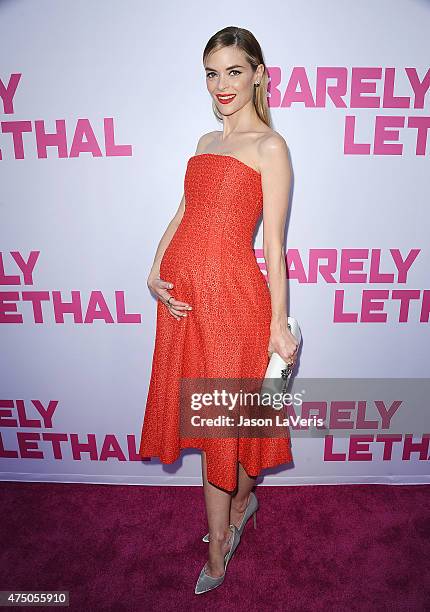 Actress Jaime King attends the premiere of "Barely Lethal" at ArcLight Hollywood on May 27, 2015 in Hollywood, California.