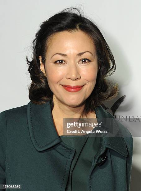 Ann Curry attends The Lourdes Foundation "Leadership in the 21st Century" Event with His Holiness the 14th Dalai Lama at the California Science...