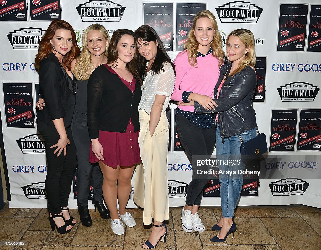 Sarah Michelle Gellar, Reese Witherspoon And Selma Blair Attend "The Unauthorized Musical Parody Of Cruel Intentions"