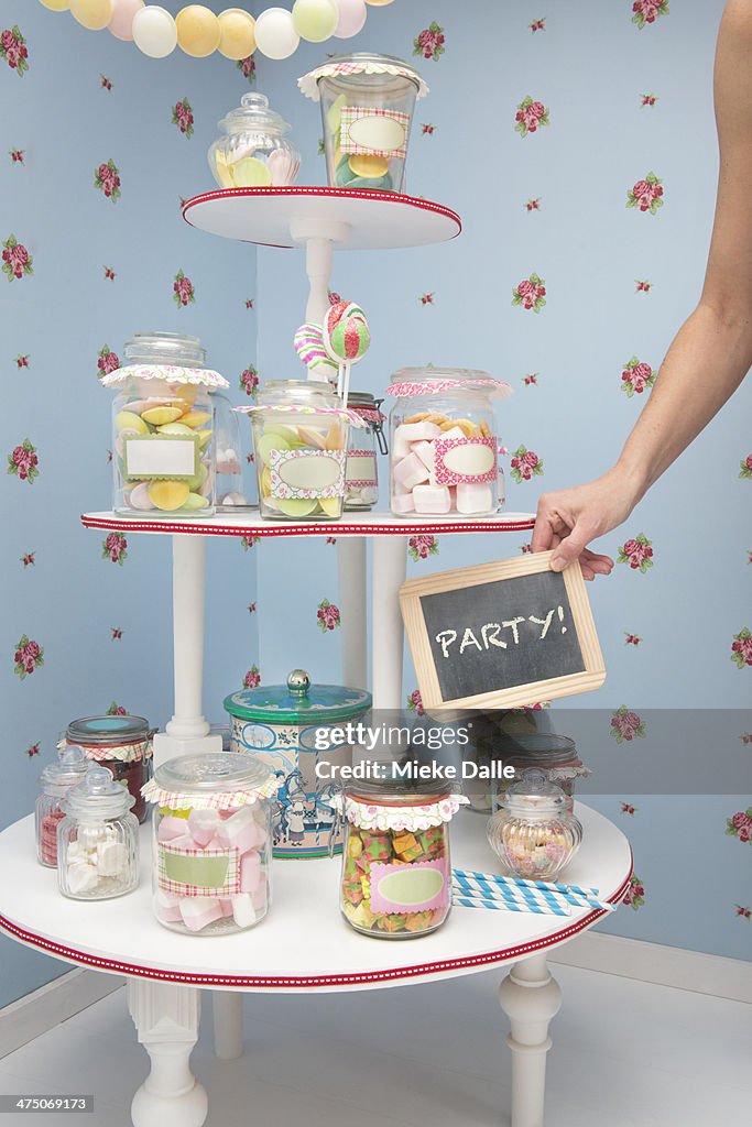 Candy party table