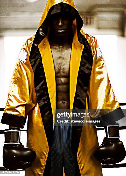 young male boxer. - fighter portraits stock pictures, royalty-free photos & images