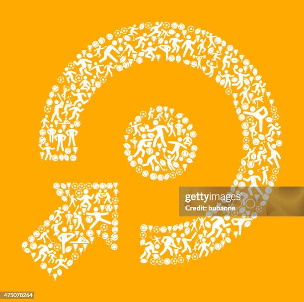 cursor selection fitness sports and exercise pattern vector background - mouse running stock illustrations