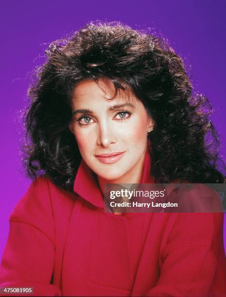 Actress Connie Sellecca poses for a portrait in 1986 in Los Angeles, California.