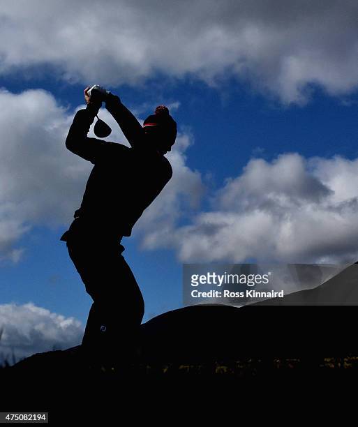 Gary Stal of France on the 8th tee during the second Round of the Dubai Duty Free Irish Open hosted by the Rory Foundation at Royal County Down Golf...