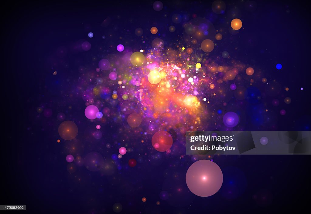 Bunte Feuerwerk