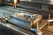 Industrial metal mold milling