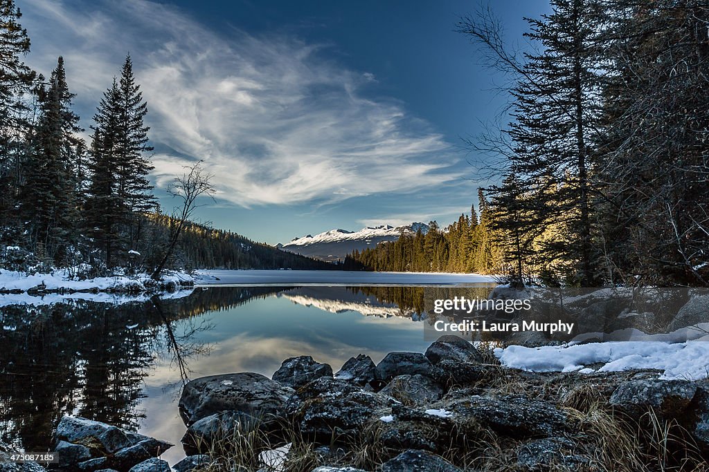 Winter's Reflection Of Summer