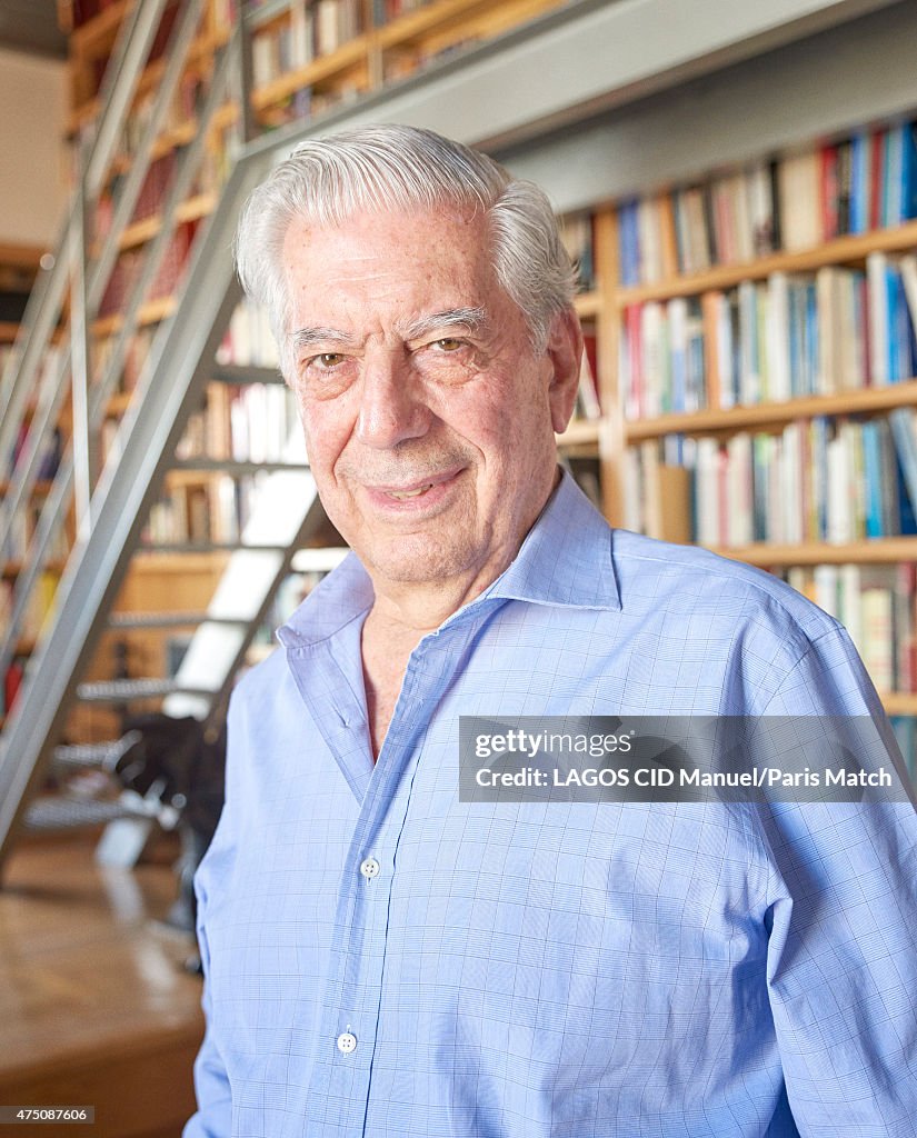 Mario Vargas Llosa, Paris Match Issue 3444, May 27, 2015