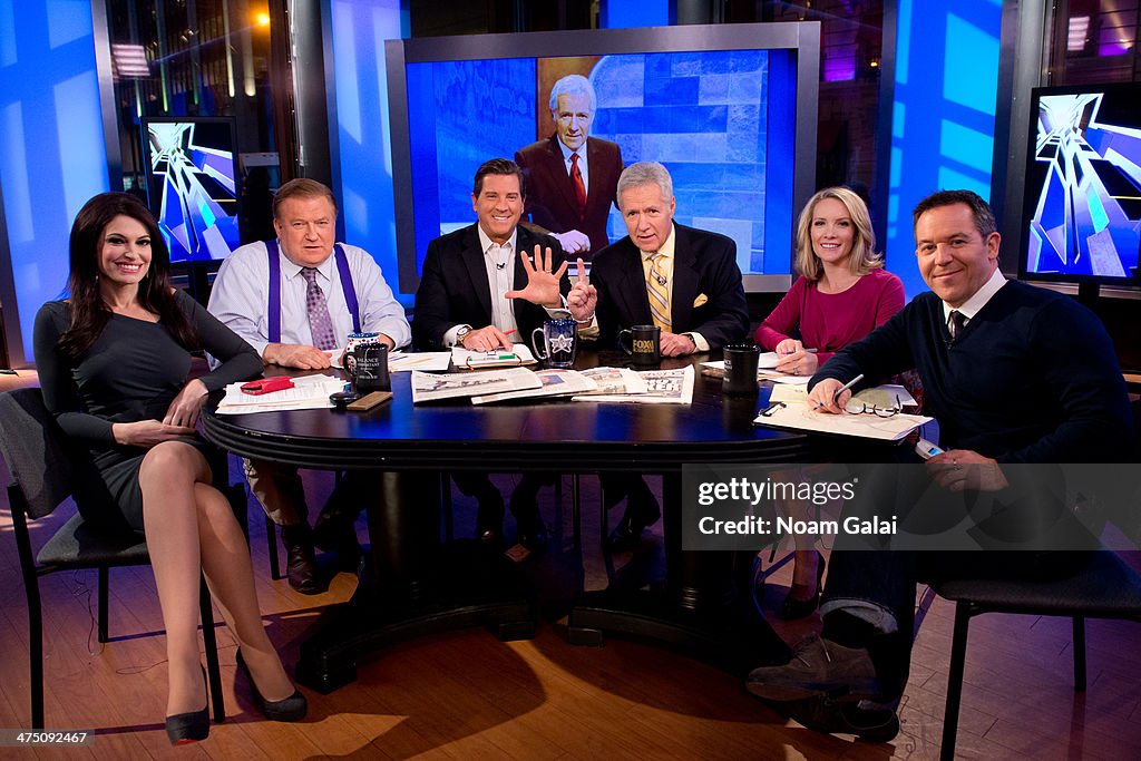 Alex Trebek Visits FOX News' "The Five"