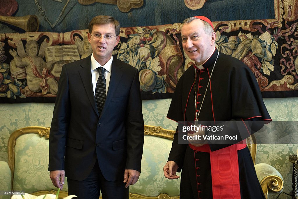 Pope Francis Meets President of  Slovenia Miroslav Cerar Jr.