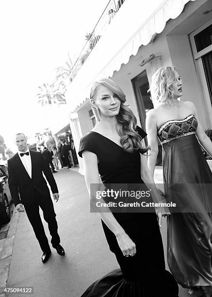 Svetlana Khodchenkova departs the Martinez Hotel during the 68th annual Cannes Film Festival on May 16, 2015 in Cannes, France.