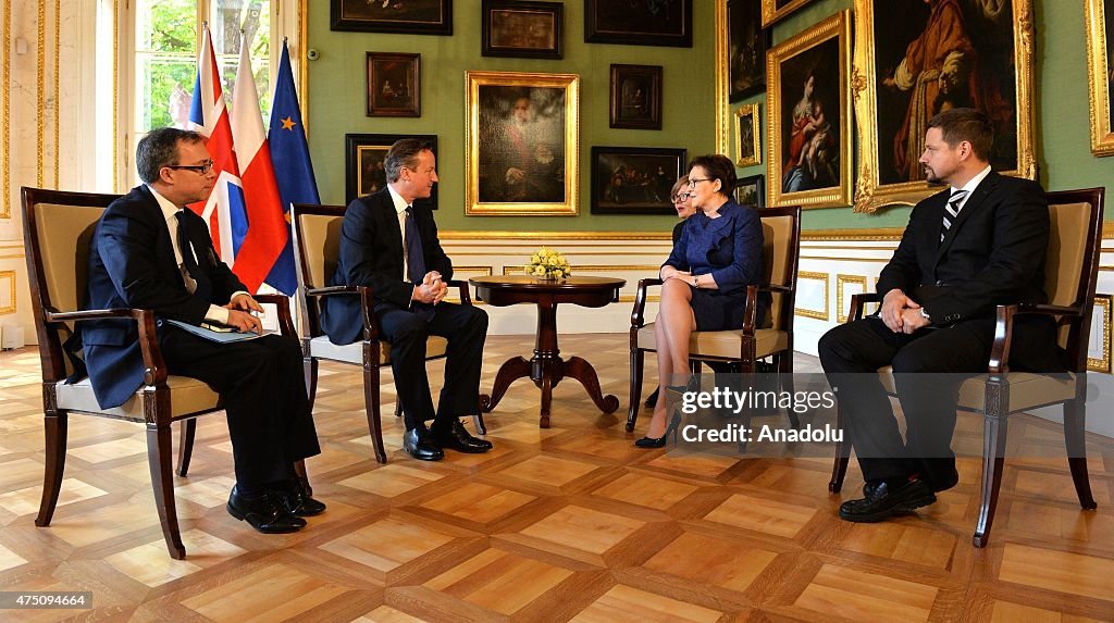 David Cameron - Ewa Kopacz in Warsaw