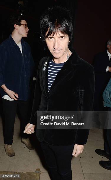 Johnny Marr attends the after party for the NME Awards at Sketch on February 26, 2014 in London, England.