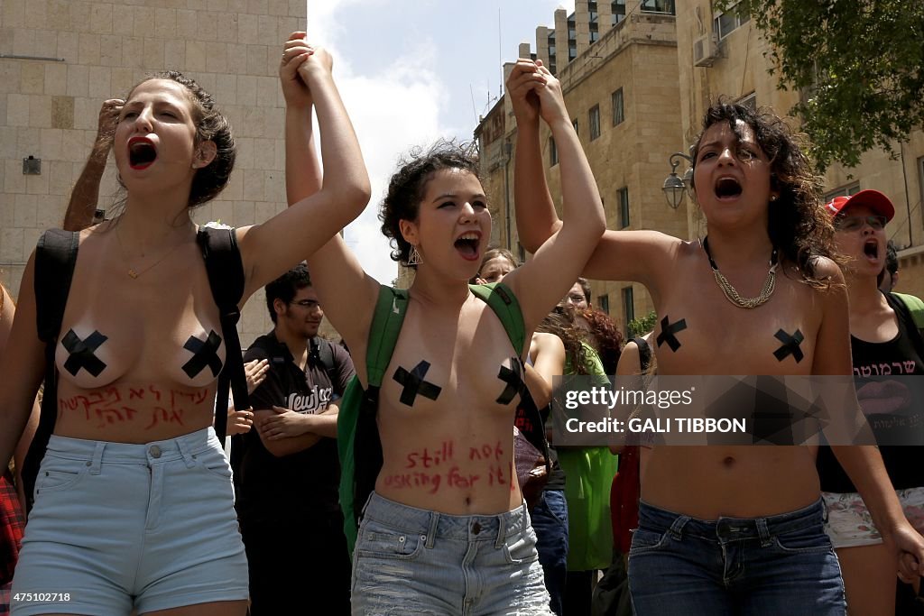 ISRAEL-SOCIETY-SLUT WALK-DEMOCRACY-POLITICS