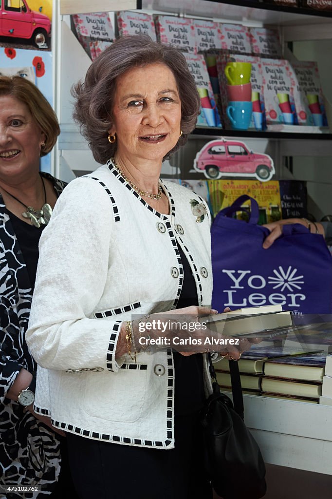 Queen Sofia Inaugurates The Book Fair in Madrid