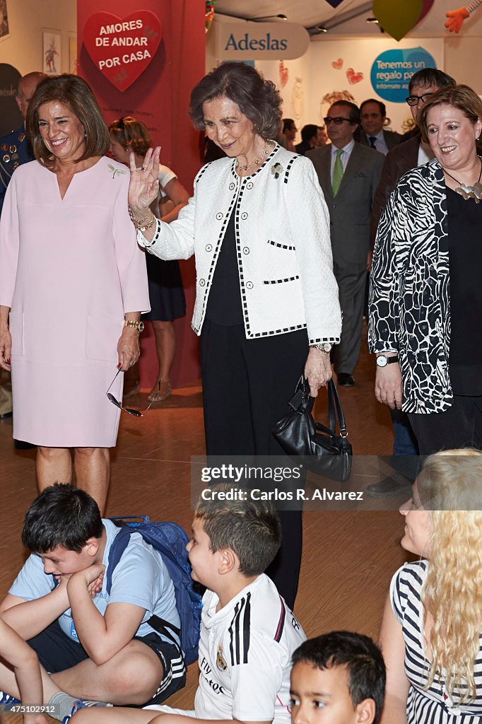 Queen Sofia Inaugurates The Book Fair in Madrid