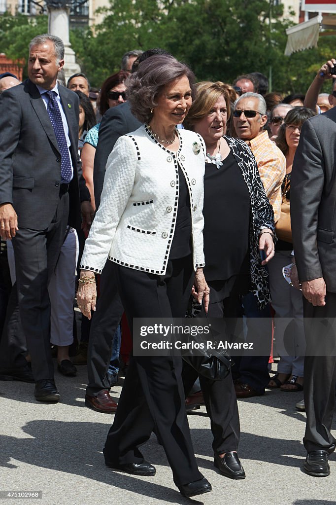 Queen Sofia Inaugurates The Book Fair in Madrid