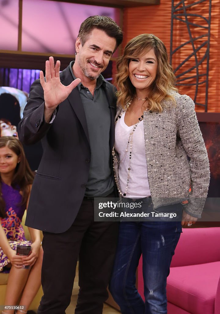 Celebrities On The Set Of Despierta America - May 29, 2015
