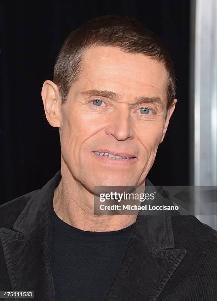 Actor Willem Dafoe attends the "The Grand Budapest Hotel" New York Premiere at Alice Tully Hall on February 26, 2014 in New York City.