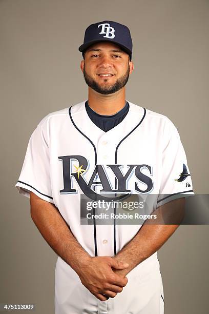 Mayo Acosta of the Tampa Bay Rays poses during Photo Day on Wednesday, February 26, 2014 at Charlotte Sports Park in Port Charlotte, Florida.