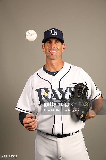 Grant Balfour of the Tampa Bay Rays poses during Photo Day on Wednesday, February 26, 2014 at Charlotte Sports Park in Port Charlotte, Florida.