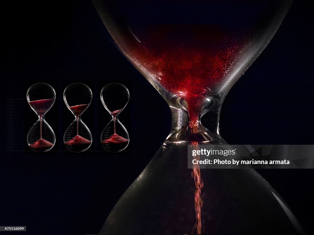 Time trickles away
