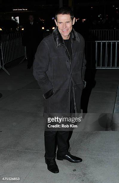 Willem Dafoe arrives for "The Grand Budapest Hotel" New York Premiere at Alice Tully Hall on February 26, 2014 in New York City.