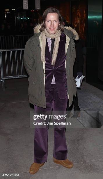 Director Wes Anderson attends the "The Grand Budapest Hotel" New York Premiere at Alice Tully Hall on February 26, 2014 in New York City.