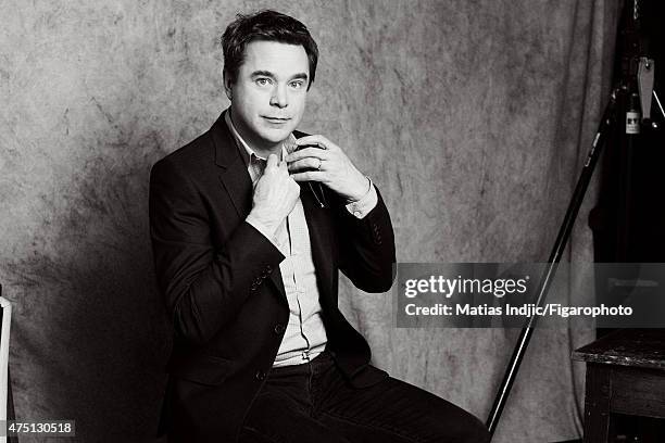 Actor Guillaume de Tonquedec is photographed for Madame Figaro on January 16, 2015 in Paris, France. Make-up by Givenchy Le Make Up. CREDIT MUST...