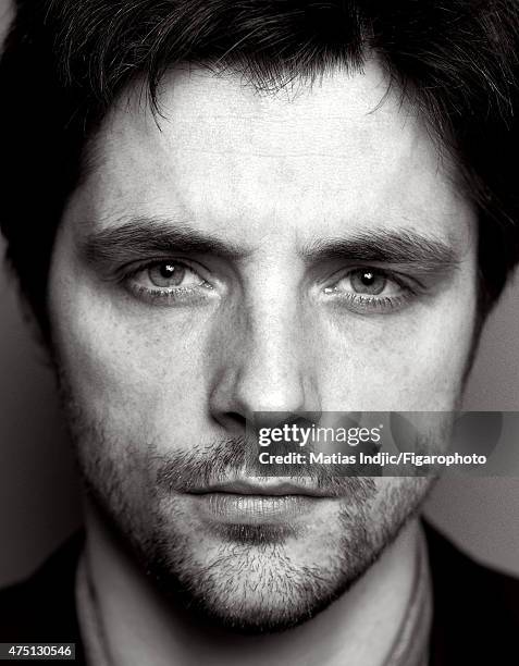 Actor Raphael Personnaz is photographed for Madame Figaro on January 17, 2015 in Paris, France. Make-up by Givenchy Le Make Up. CREDIT MUST READ:...