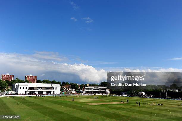 General view of the ground prior to the NatWest T20 Blast match between Kent and Surrey at The County Ground on May 29, 2015 in Beckenham, England.