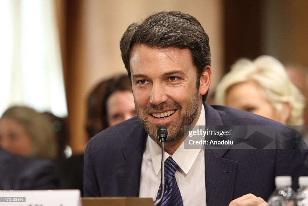 US Actor and The Eastern Congo Initiative Founder Ben Affleck