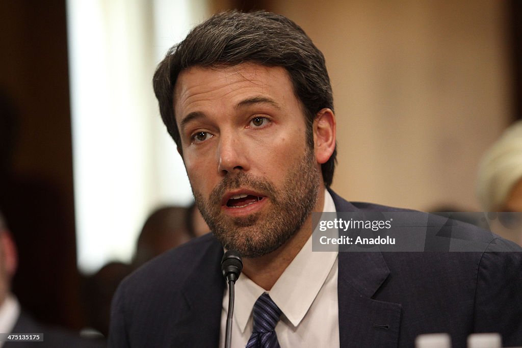 US Actor and The Eastern Congo Initiative Founder Ben Affleck