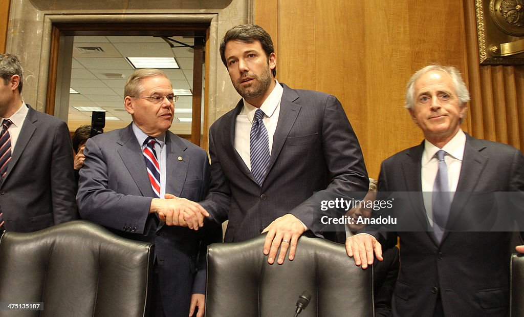 US Actor and The Eastern Congo Initiative Founder Ben Affleck