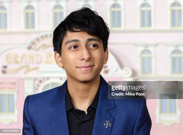 Actor Tony Revolori attends "The Grand Budapest Hotel" premiere at Alice Tully Hall on February 26, 2014 in New York City.