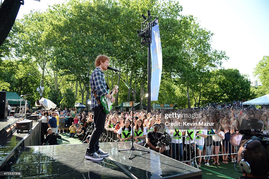 Ed Sheeran Performs On ABC's "Good Morning America"