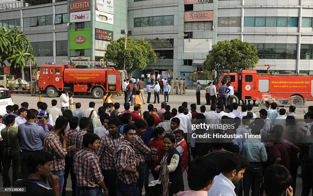 Bomb Scare At Sahara Mall In Gurgaon