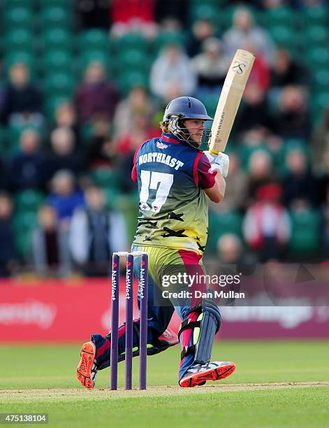 Sam Northeast of Kent Spitfires bats during the NatWest T20 Blast match between Kent and Surrey at The County Ground on May 29, 2015 in Beckenham,...