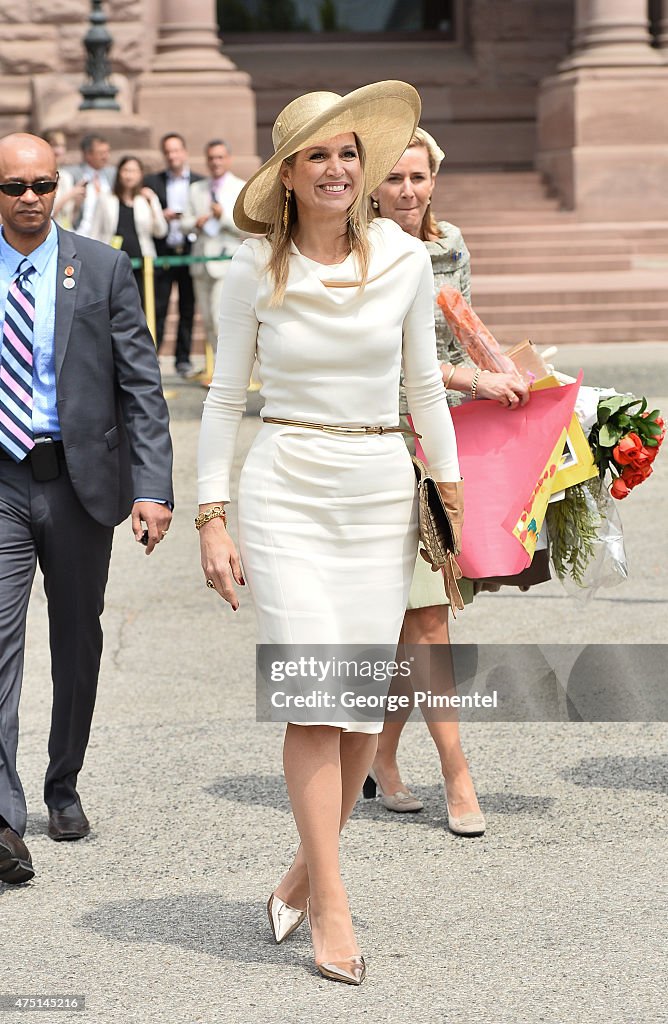 King Willem-Alexander And Queen Maxima Of The Netherlands State Visit To Canada