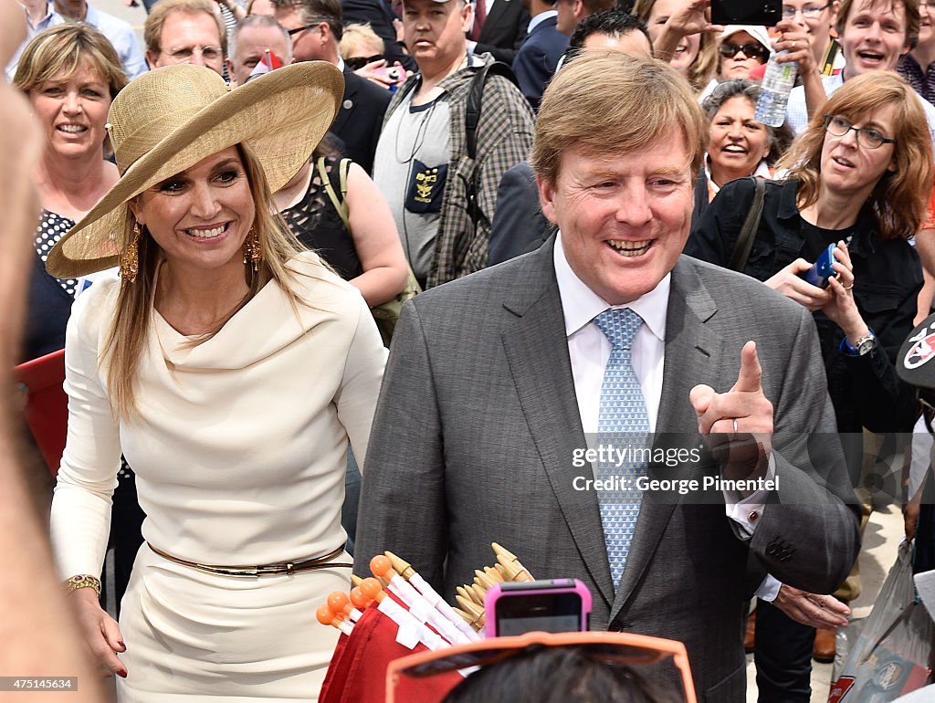 King Willem-Alexander And Queen Maxima Of The Netherlands State Visit To Canada