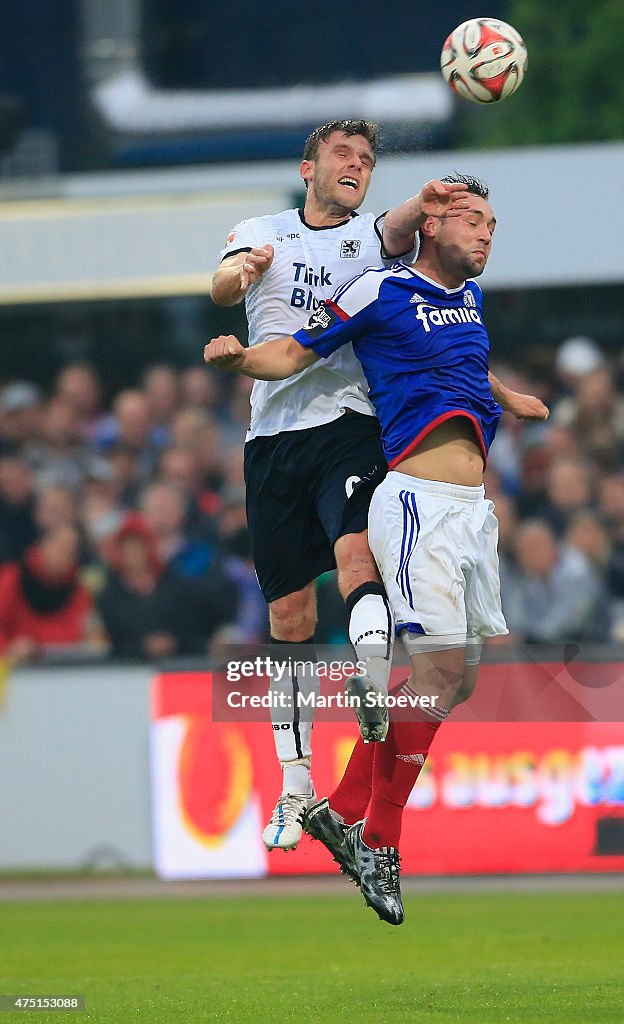 Holstein Kiel v 1860 Muenchen - 2. Bundesliga Playoff First Leg