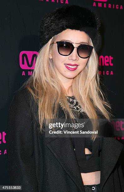 Music producer Tokimonsta attends Mnet America's "Alpha Girls" series premiere launch party at Greystone Manor Supperclub on February 26, 2014 in...