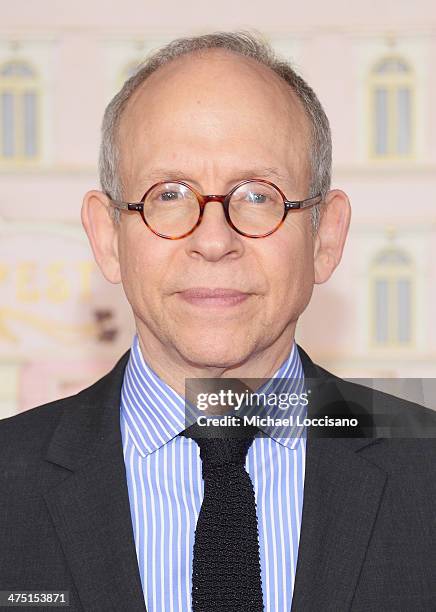 Actor Bob Balaban attends the "The Grand Budapest Hotel" New York Premiere at Alice Tully Hall on February 26, 2014 in New York City.